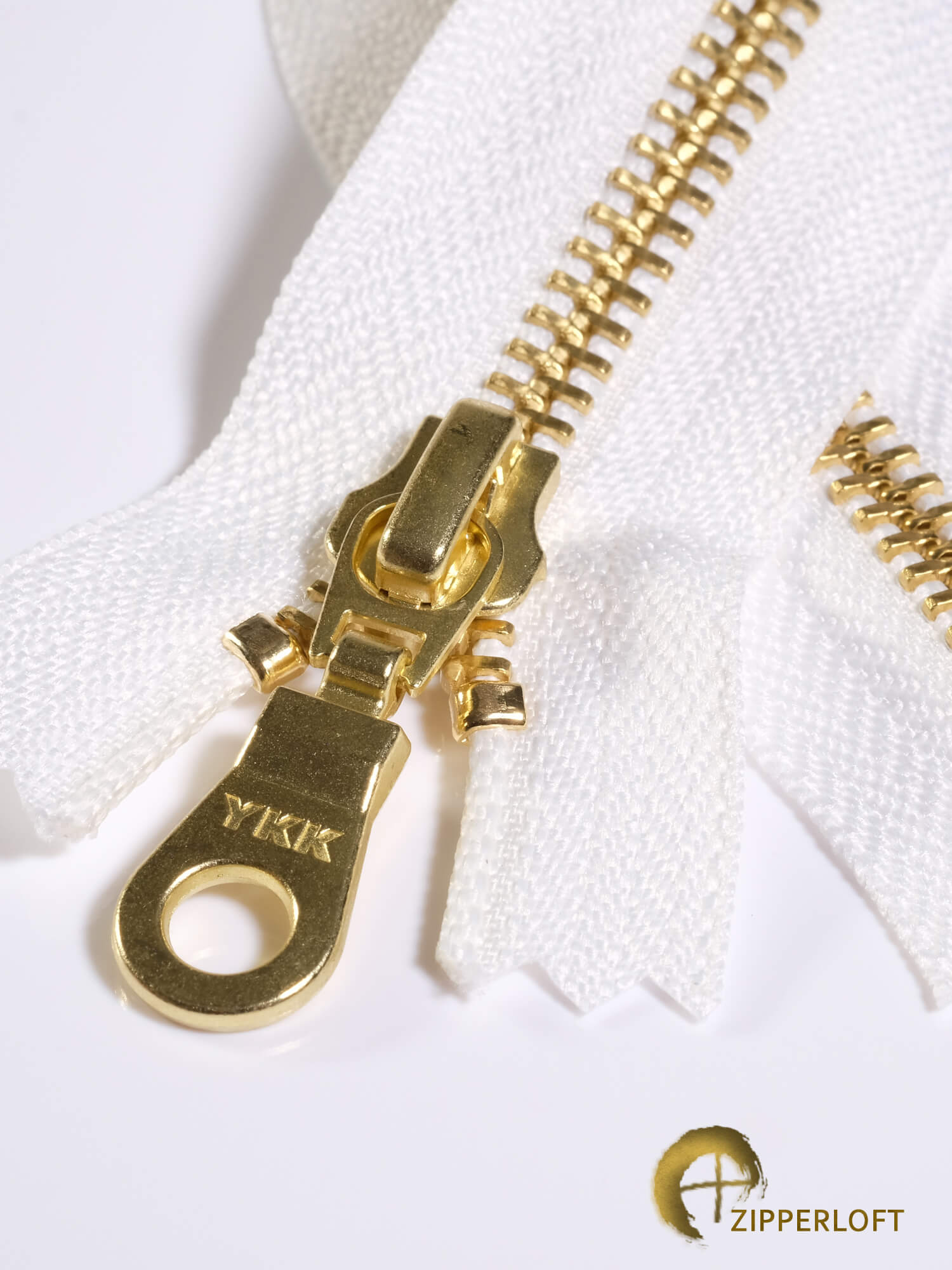 5 Golden Brass Metal Zippers – zipperloft