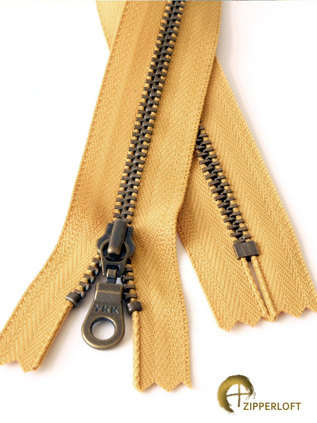vintage an・an no.24 4.5 Antique Metal Zippers – zipperloft