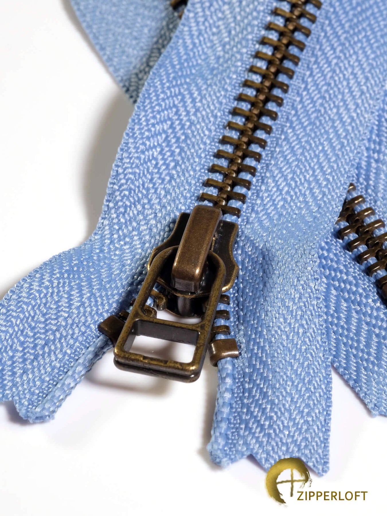 Waldes - NO.5 WALDES Zipper #waldes #vintage #zipper #zip #aging #Red brass  #brass #military #fastener