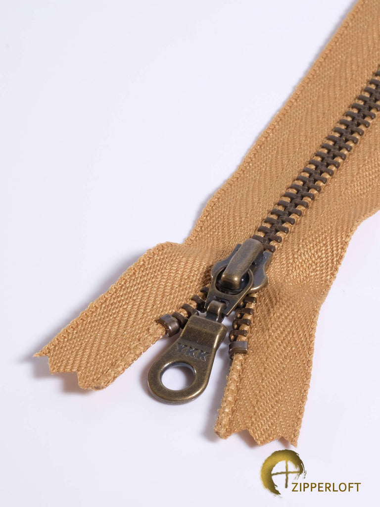 Separating Metal Zipper, Various Browns (NZP0197:213) – Our Social Fabric