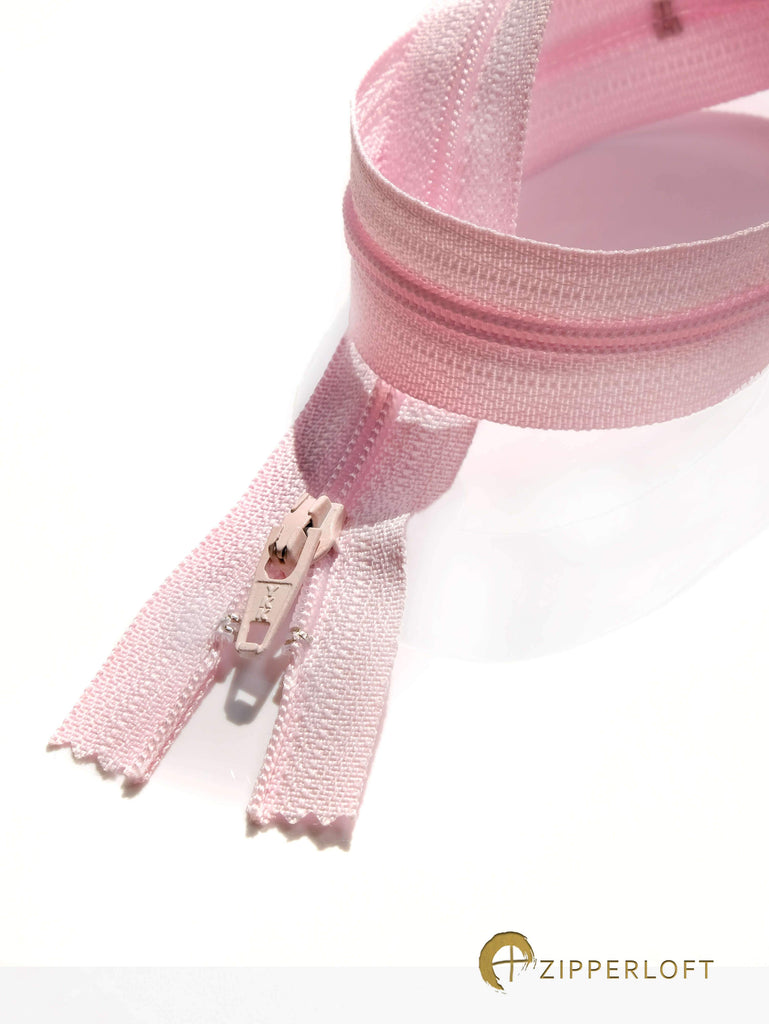 15.75 Pink Lace Zipper, Stephanoise & Mediac #1935-40-512