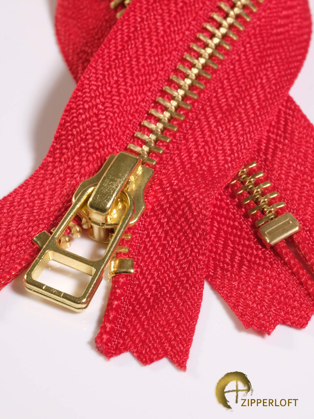 5 Golden Brass Metal Zippers – zipperloft