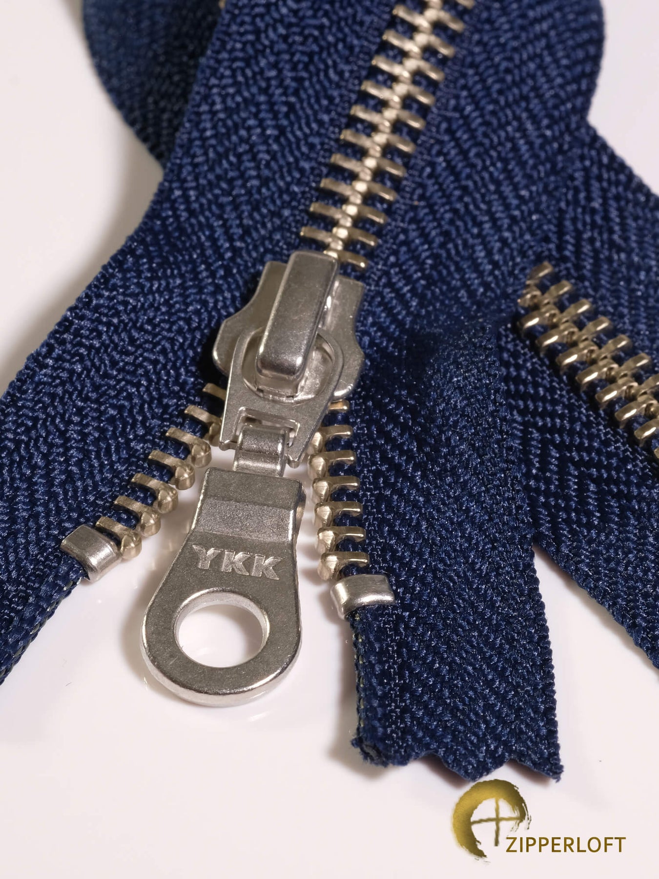 YKK Separating Zipper - One Way Opening, 24- #578 Grey