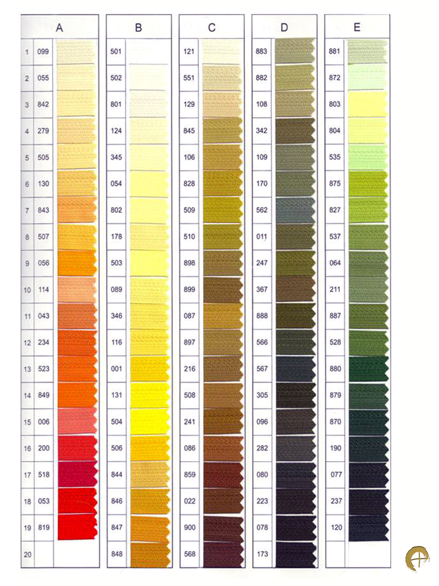 The Definitive Colour Guide - The YKK® Colour Card – zipperloft