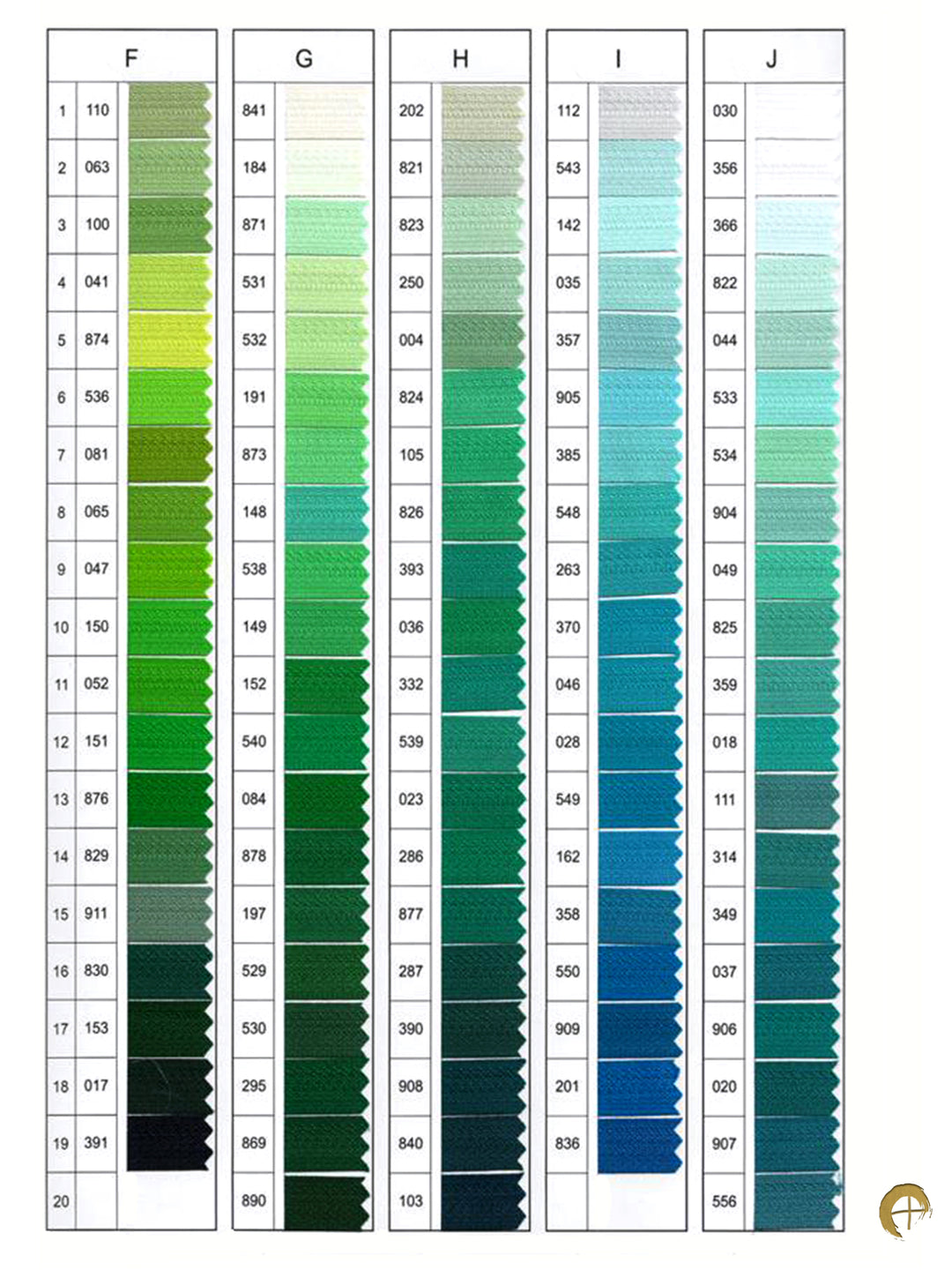 その他 COLOR GUIDE Ver.20 YKK® Color Card – S&J USA, Inc.